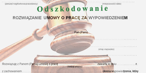 Adwokat Wrocław Odszkodowanie za wypowiedzenie umowy o pracę
