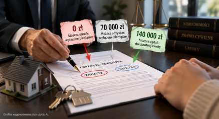 Zadatek czy zaliczka przy zakupie nieruchomo�ci? Co wybra�?